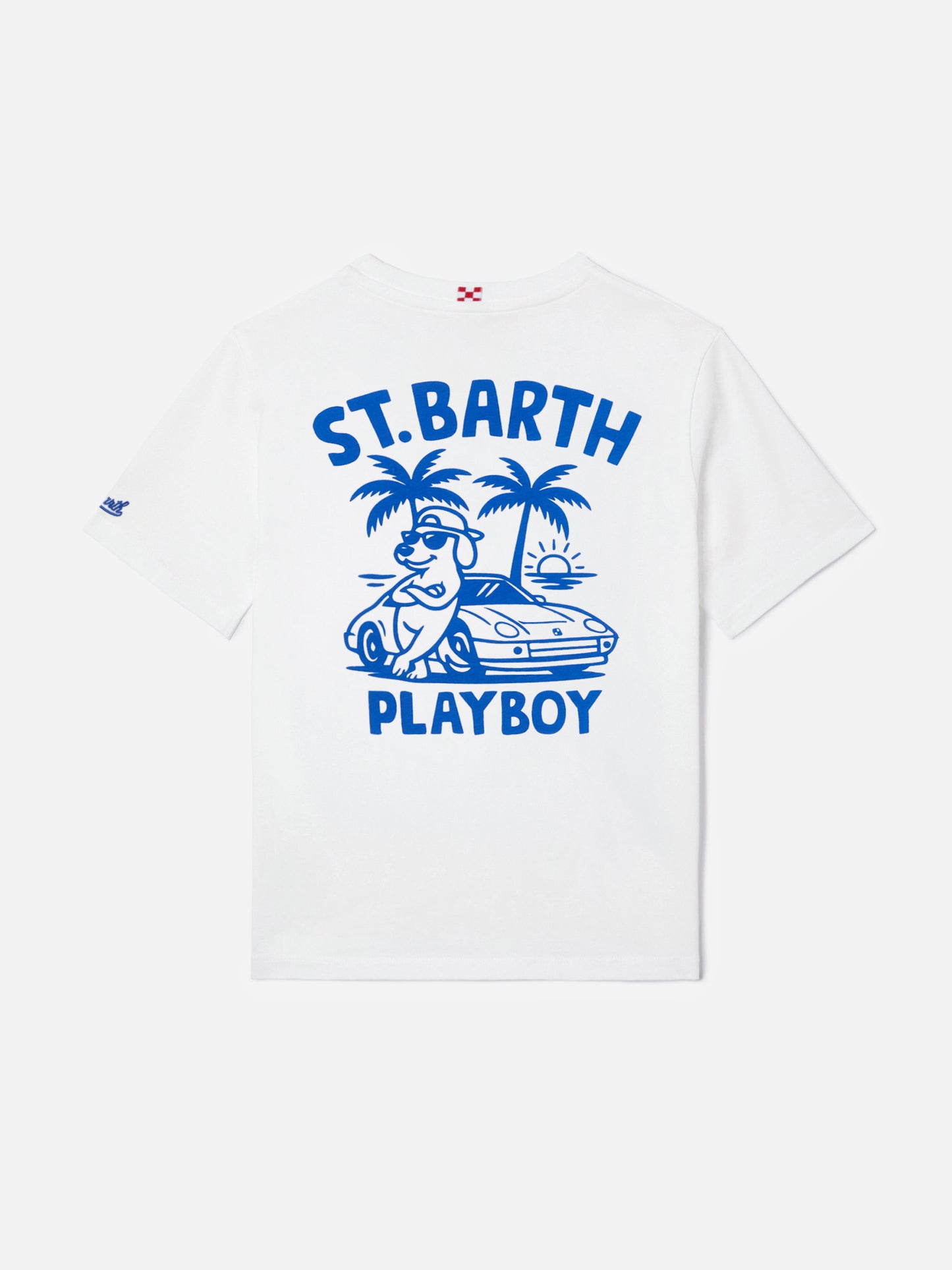 Portland Jr T-Shirt mit Playboy-Maxiprint auf der Rückseite 