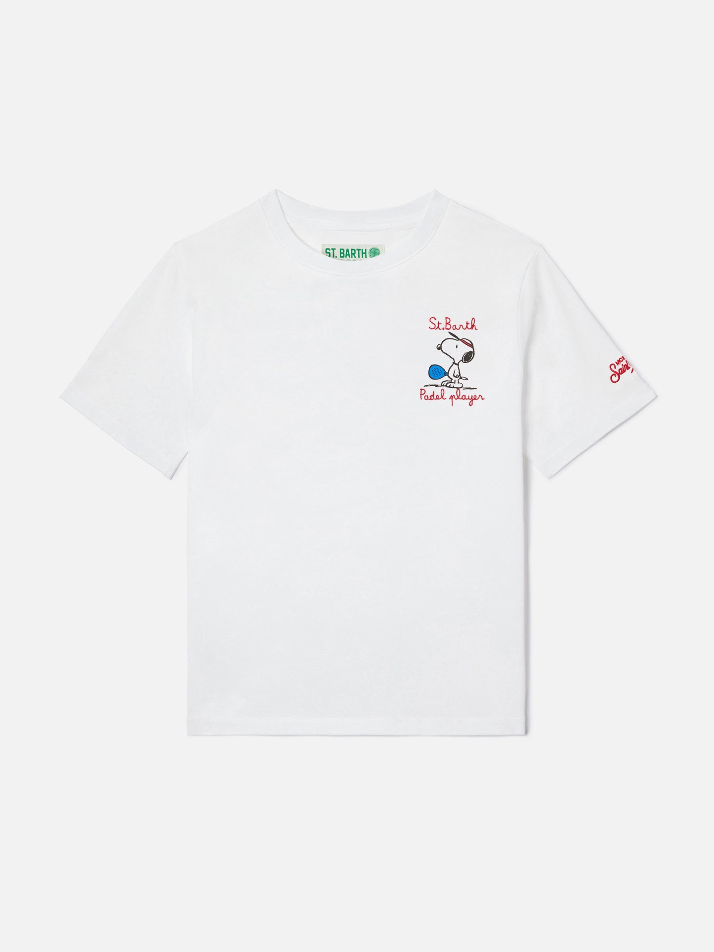 Portland Jr t-shirt with Padel Player embroidery | Special Edition
