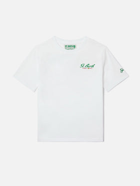 Portland Jr t-shirt with Tennis Courts maxi print | Special Edition