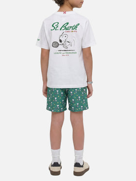 T-shirt Portland Jr avec maxi imprimé Tennis Courts | Édition spéciale 