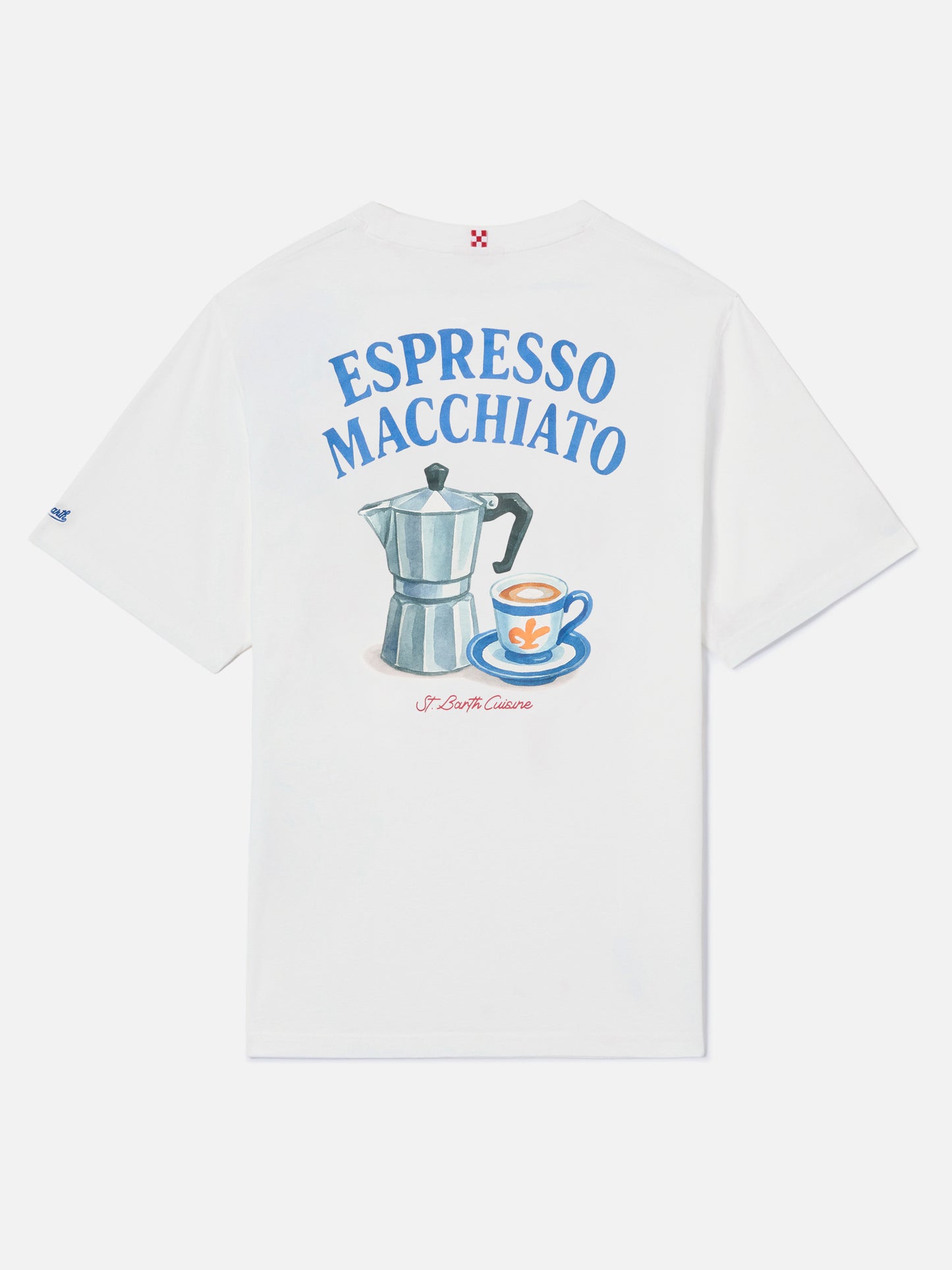 T-shirt Portland panna con stampa Espresso Macchiato