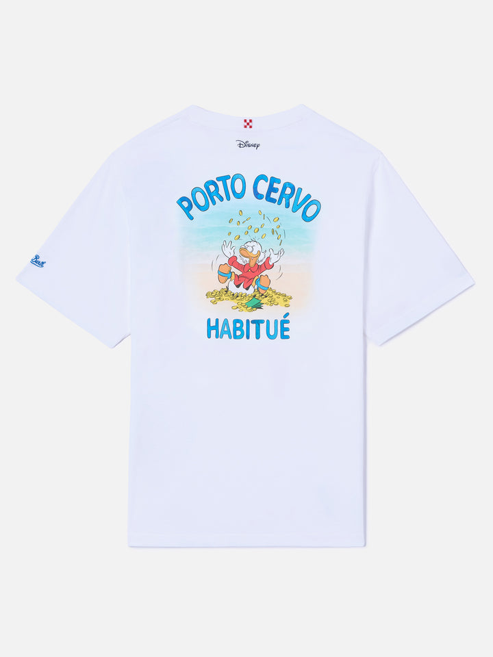 White Portland t-shirt with Porto Cervo Habitué print | Special Edition