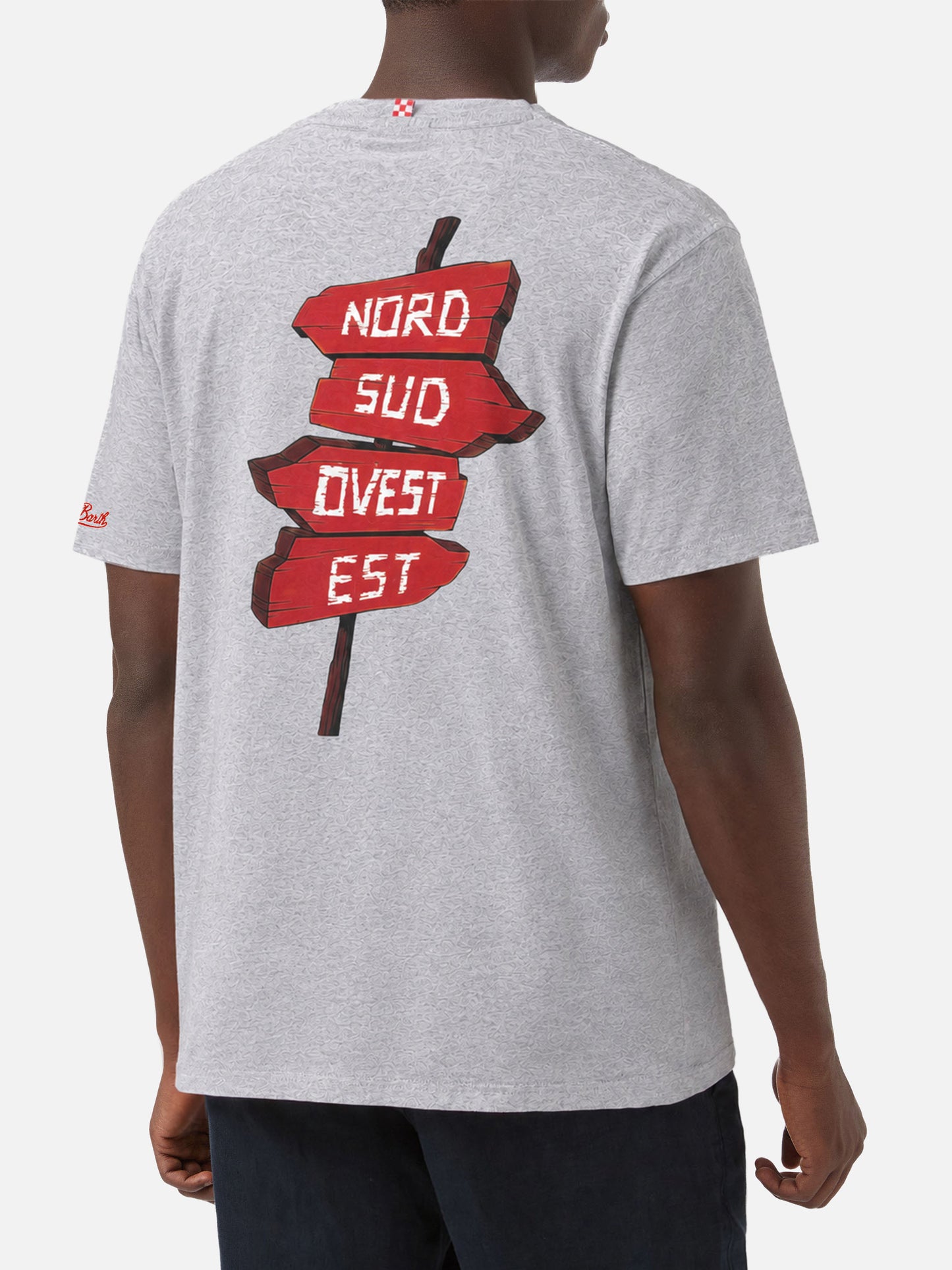 Graues Portland-T-Shirt mit Nord Sud Ovest Est-Print | Special Edition 