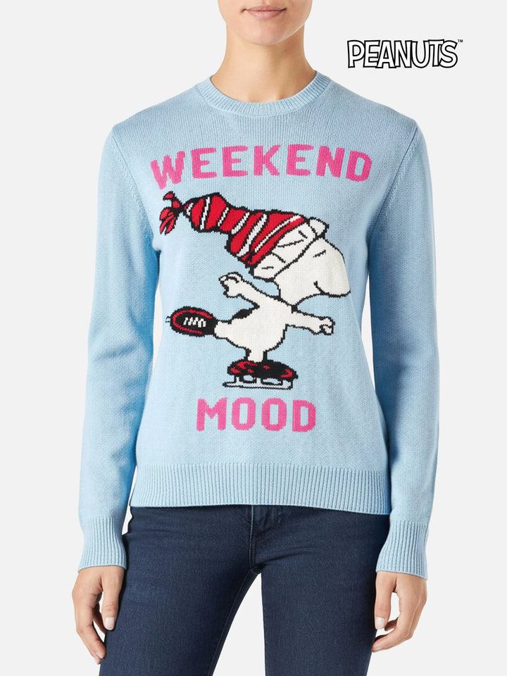Woman sweater with Snoopy print | PEANUTS™ SPECIAL EDITION