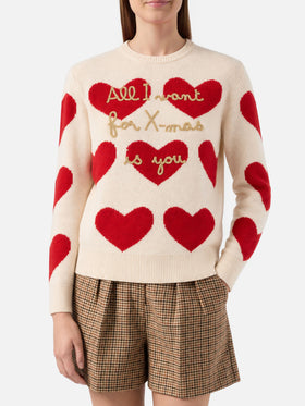 Nuevo jersey Queen con bordado All I Want for Xmas is You 
