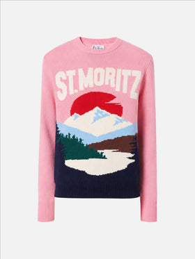 Suéter New Queen con estampado St. Moritz 