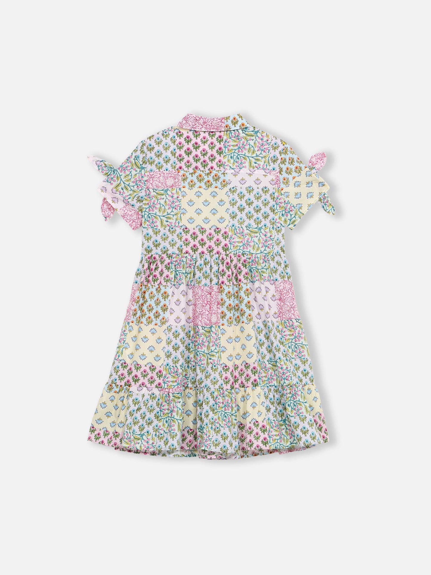 Abito da bambina in cotone Queenie con stampa floreale