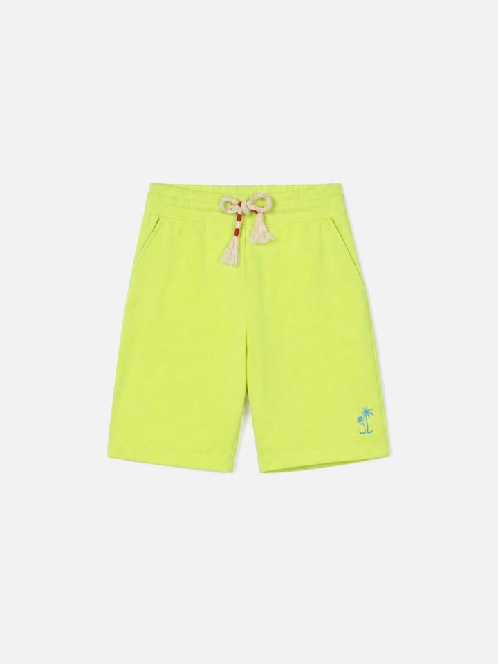 Bermuda in cotone fluo Randle Jr giallo