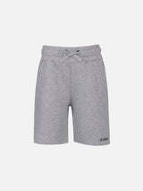 Graue Bermudashorts aus Baumwollfleece für Jungen Randle Jr