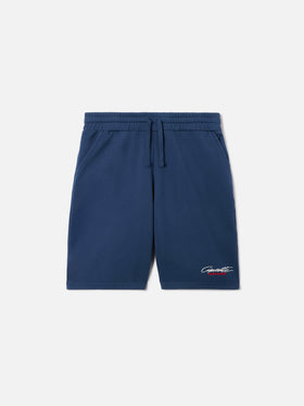 Bermuda Randle blu con ricamo Cigarette Racing | Special Edition