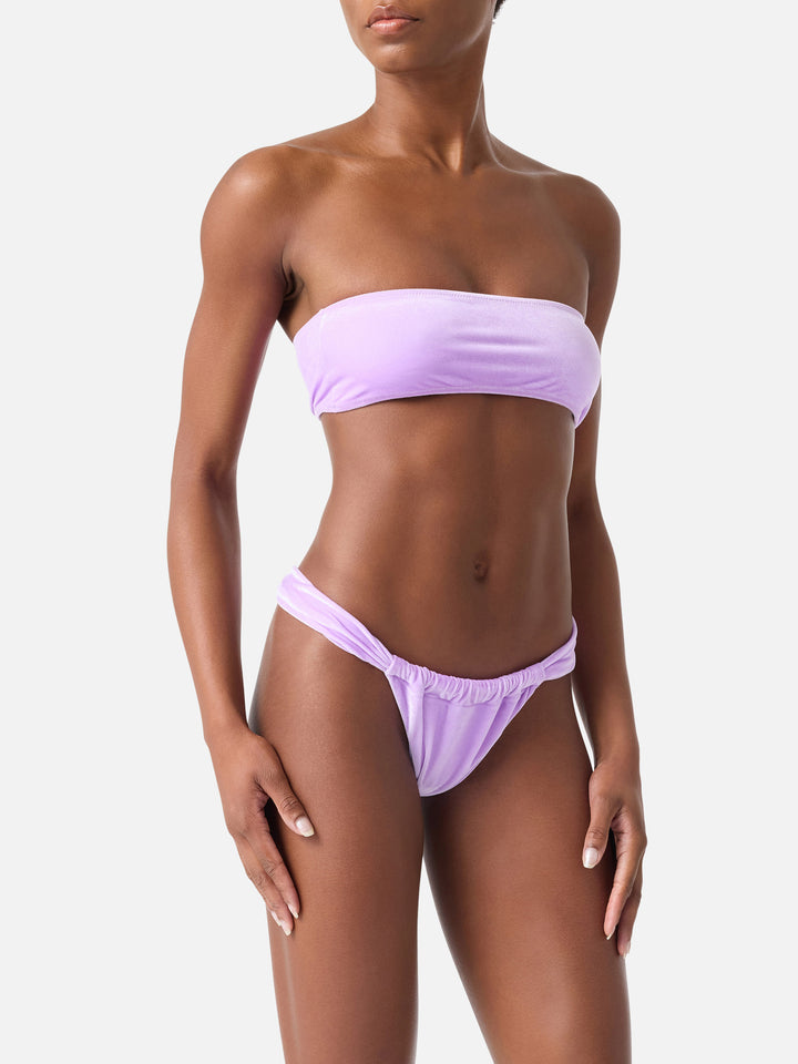 Rebby Noelle chenille bandeau bikini
