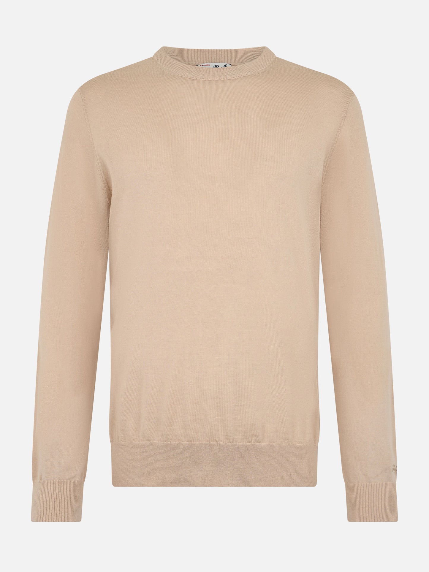 Man beige merino wool sweater Regent - MC2 Saint Barth