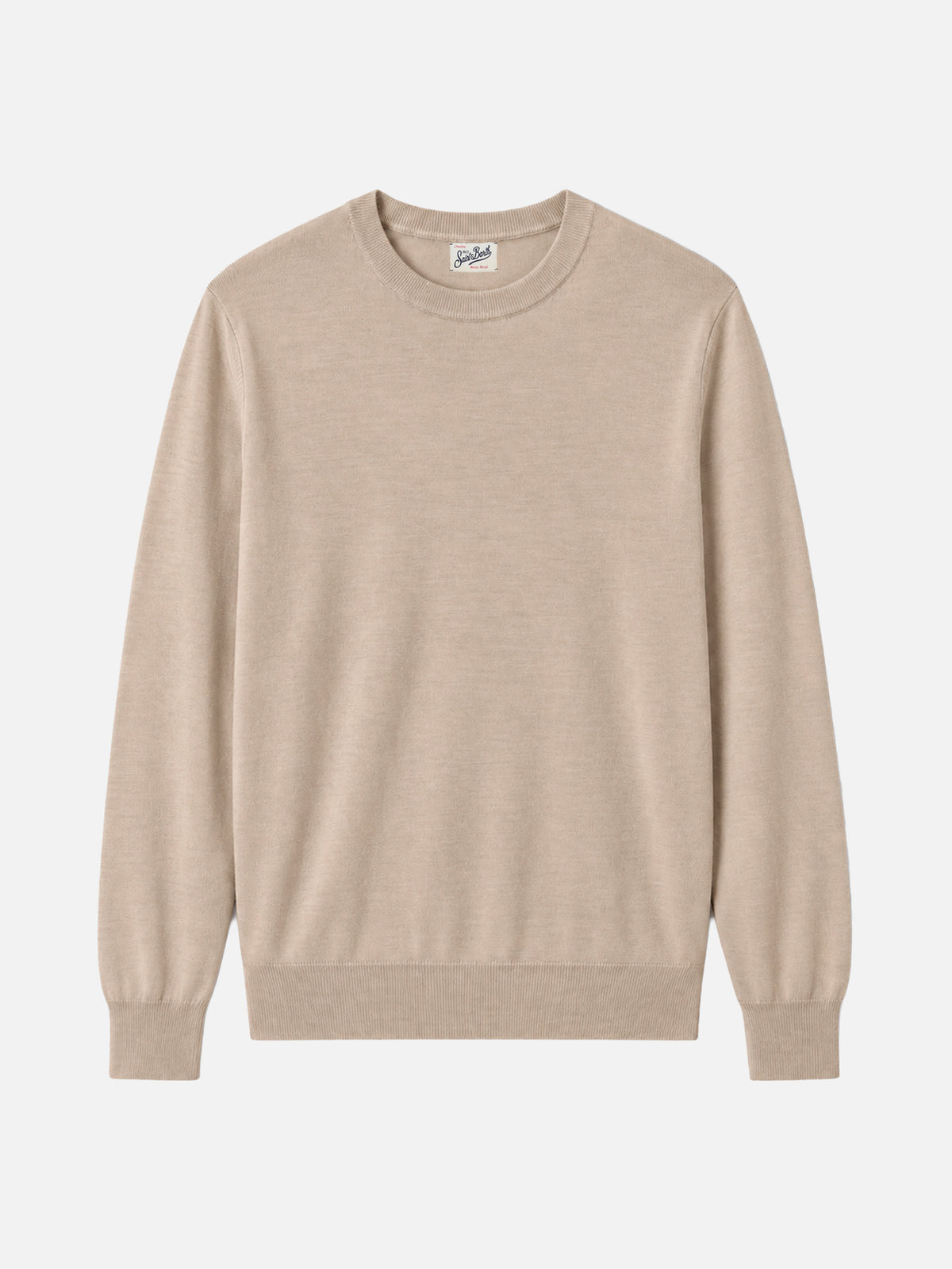 Pull beige Regent en 100 % MERINO WOOL 