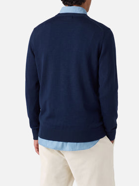 Suéter de cuello redondo Regent en 100% MERINO WOOL 