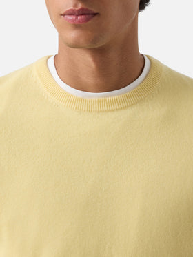Yellow Regent cashmere crewneck
