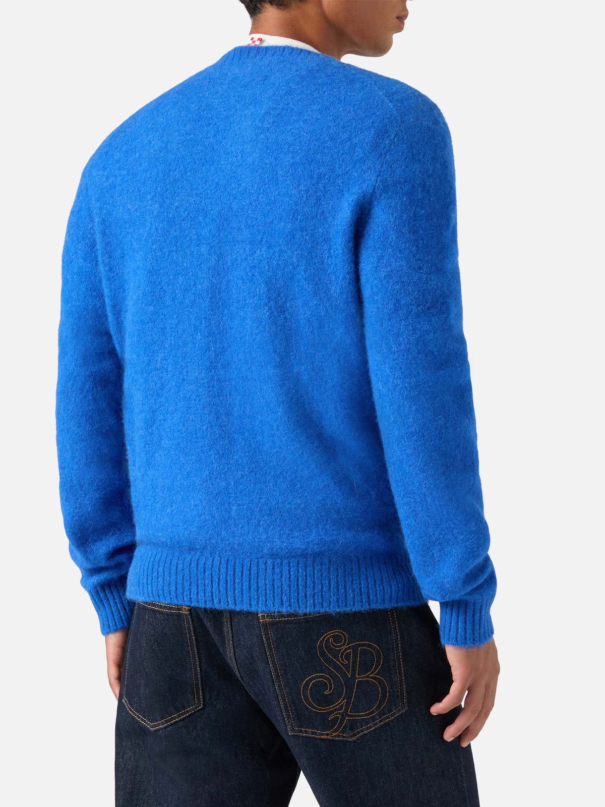 Blue Regent Rundhalspullover aus Alpaka-Mix 