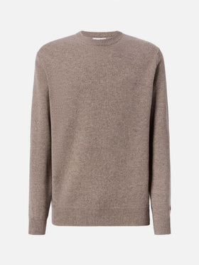 Maglione Regent in lambswool nocciola