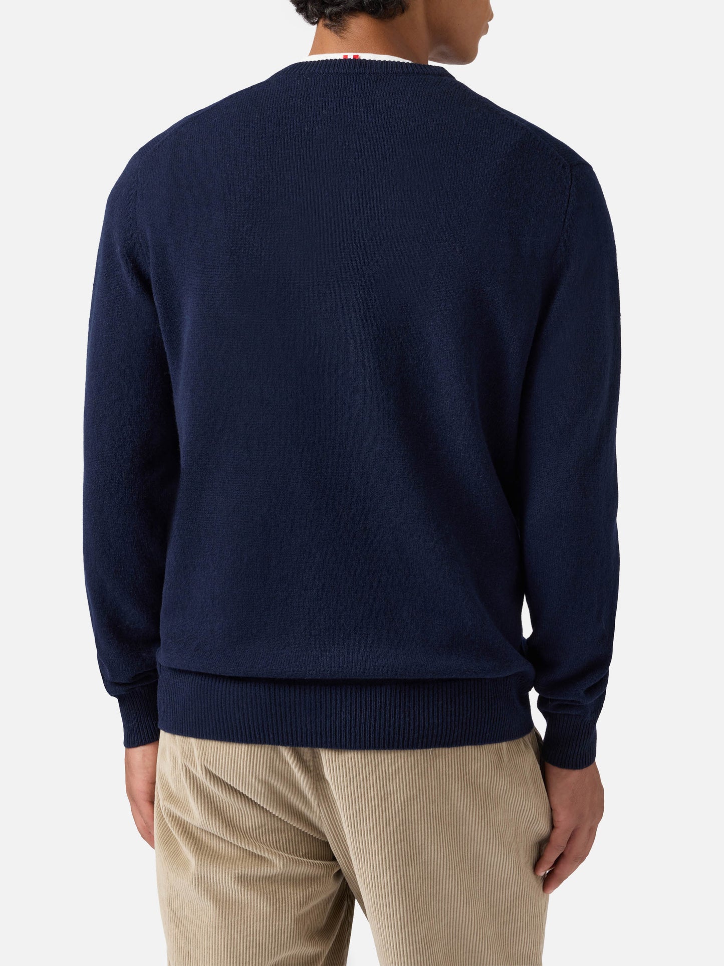 Regent night blue lambswool sweater