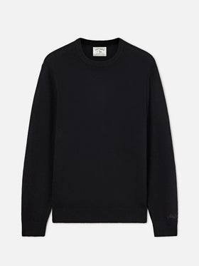 Black Regent lambswool crewneck