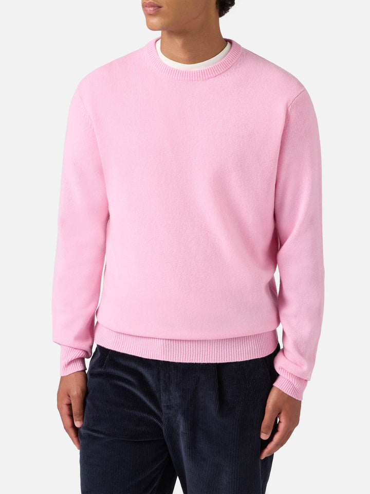 Maglione Regent in lambswool rosa