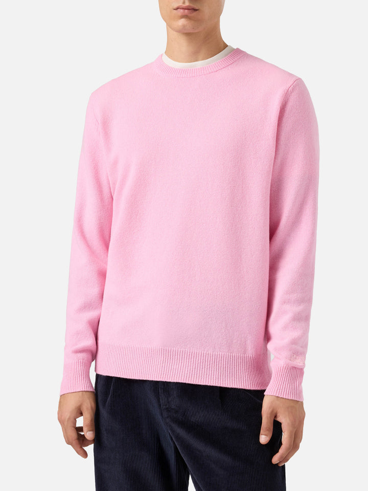 Maglione Regent in lambswool rosa