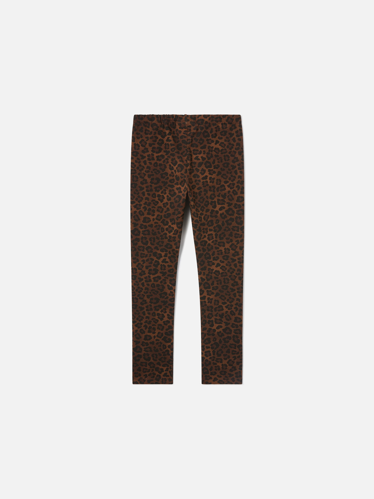 Leggings Rosy de algodón marrón con estampado de leopardo 