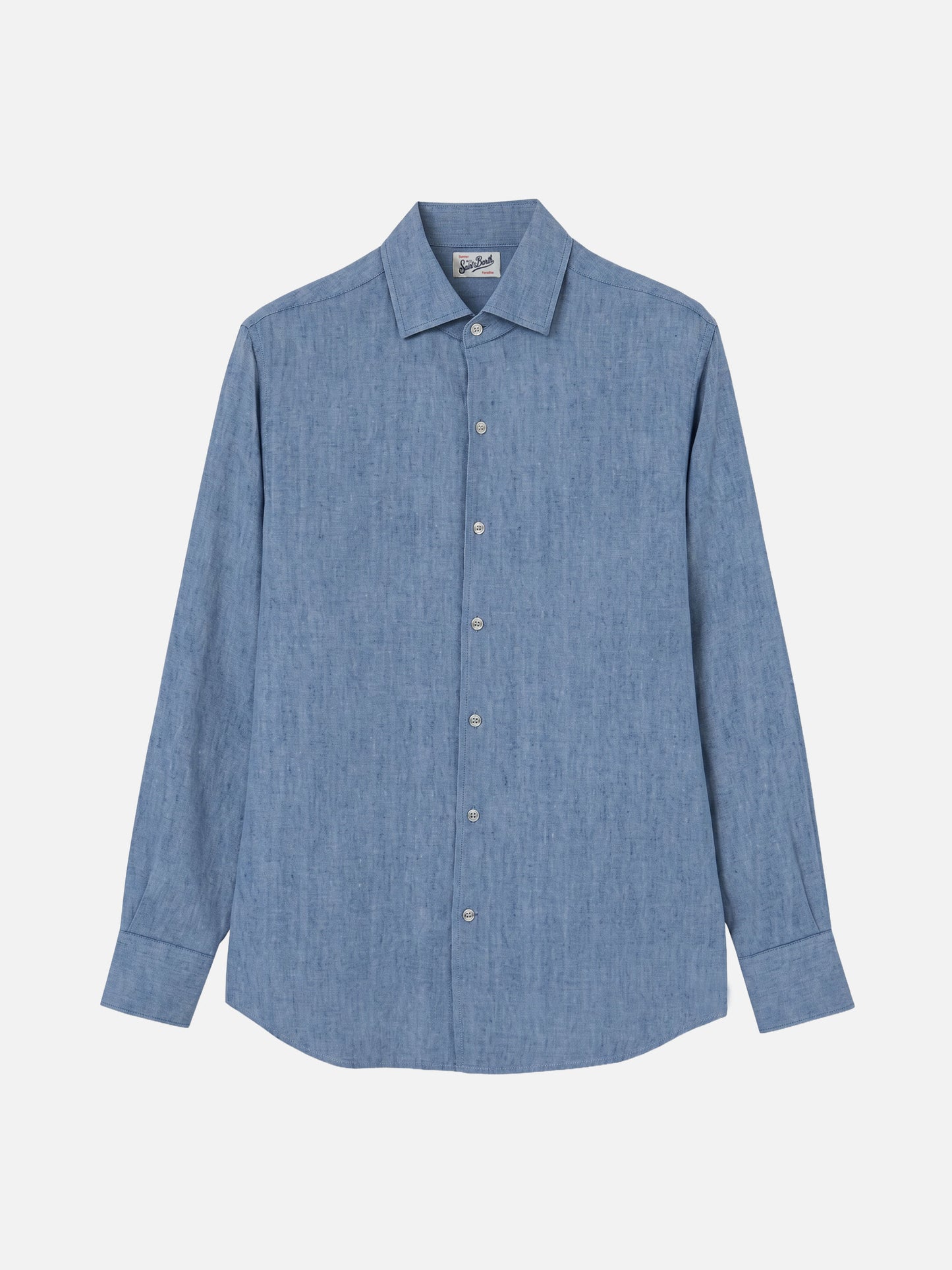 Raphael shirt in light denim chambray