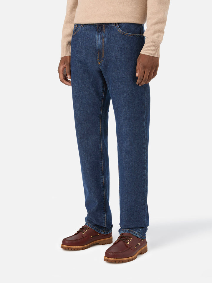 Jean en denim Riverdale Light blue avec finition stone wash 