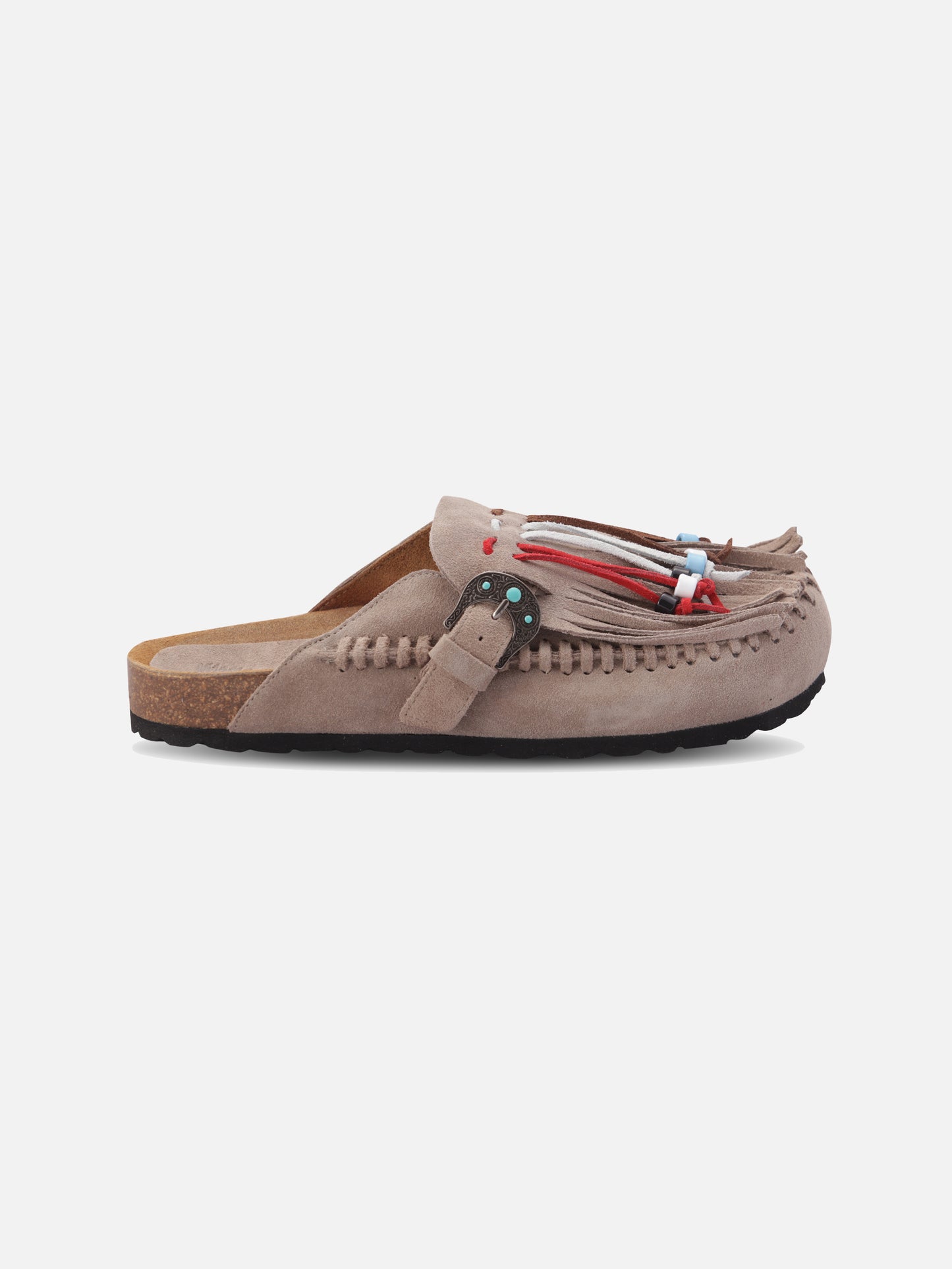 Caribe sandals in suede beige | TAJI SPECIAL EDITION