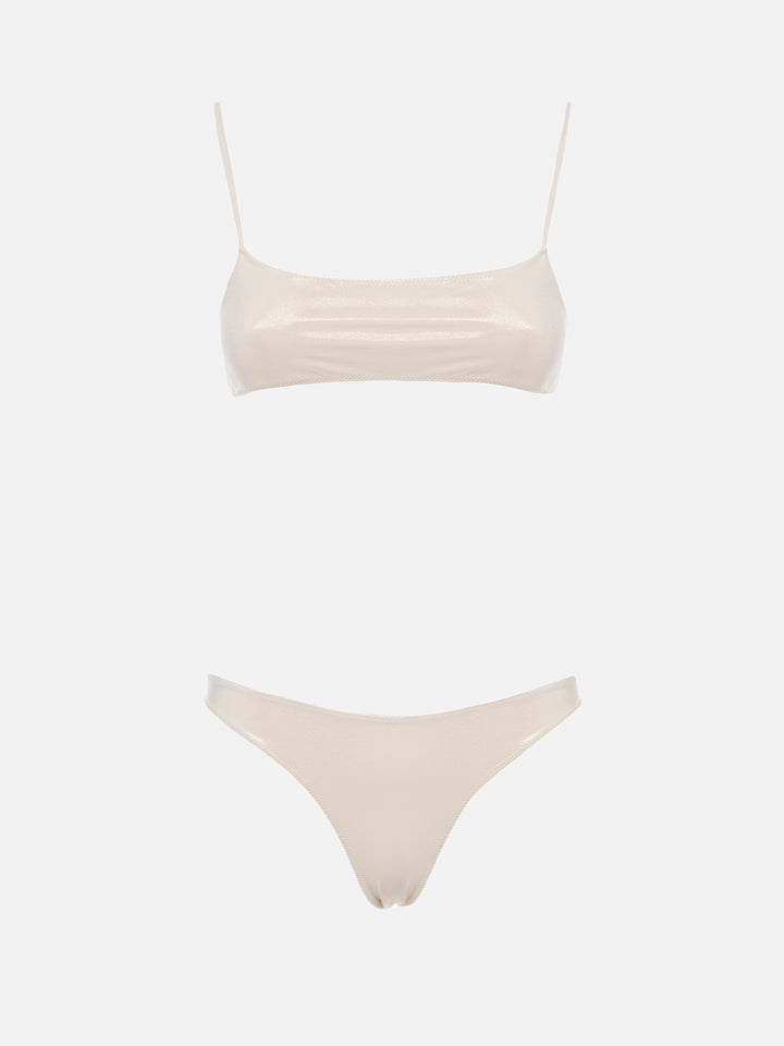 Bralette-Strandoberteil „Lamina Gold“ für Damen von Sadie