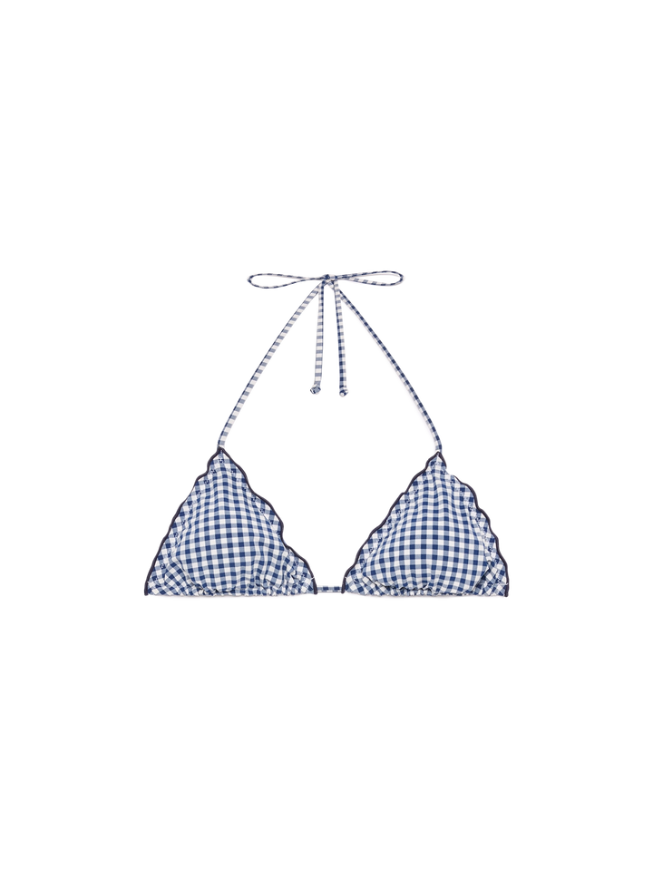 Sagittarius classic triangle top with gingham print