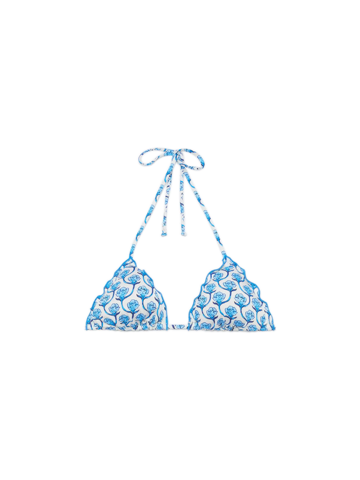 Sagittarius klassisches Triangel-Top mit Blumenmuster