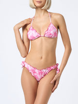 Bikini da donna toile de jouy classico a triangolo Sagittarius Moon