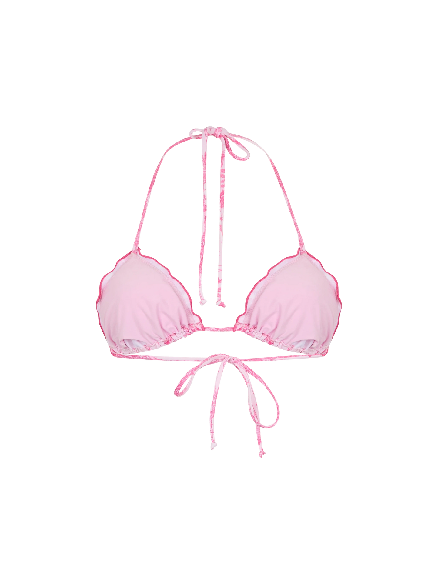 Klassisches Triangel-Strandoberteil von Toile de Jouy für Damen, Schütze