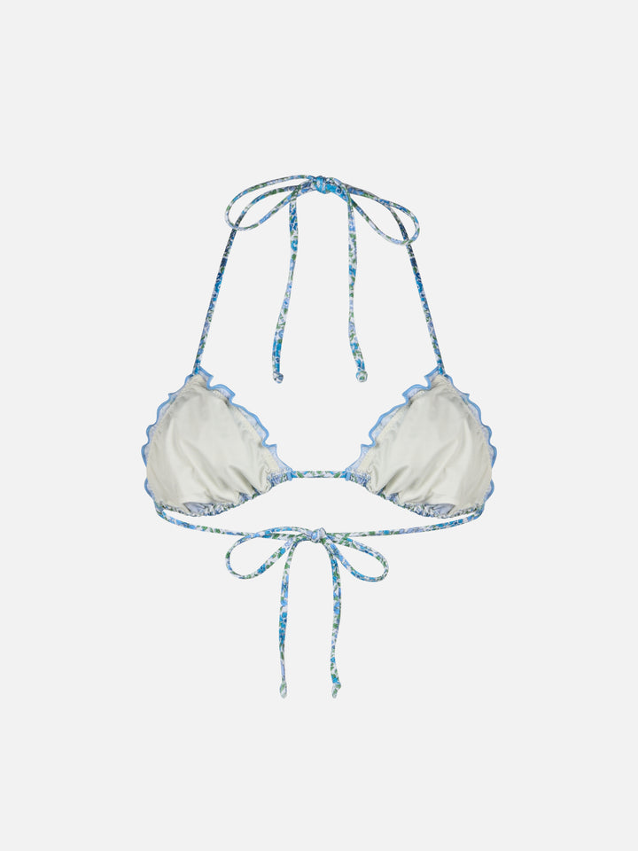 Joanna Luise klassisches Triangel-Strandtop für Damen in Schütze-Optik | HERGESTELLT AUS LIBERTY-STOFF