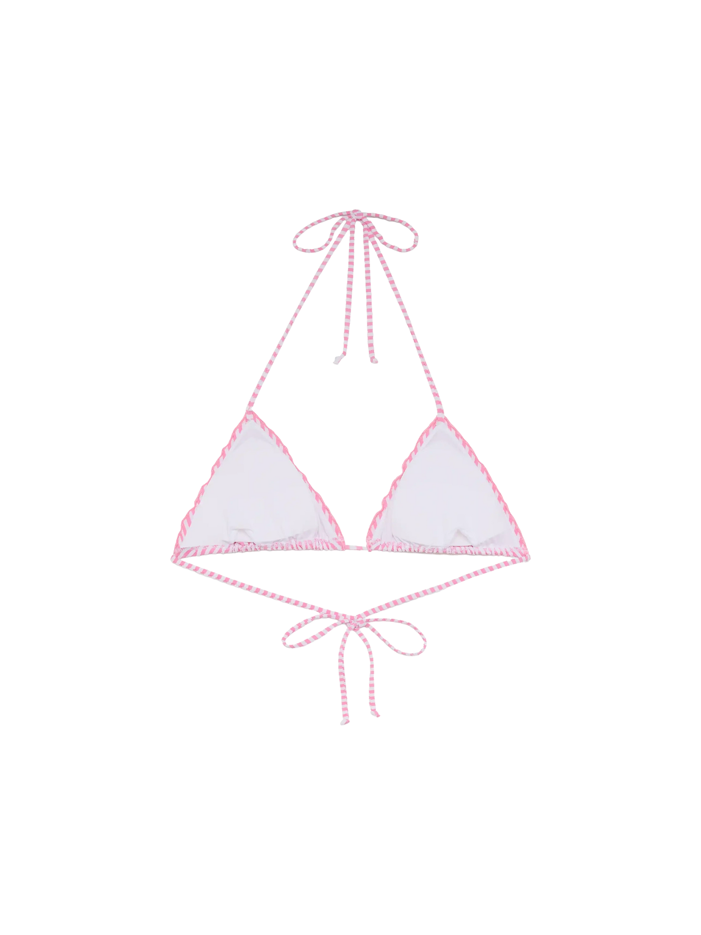 Sagittarius seersucker classic triangle top with striped print