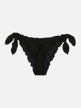 Moon black lurex classic swim briefs