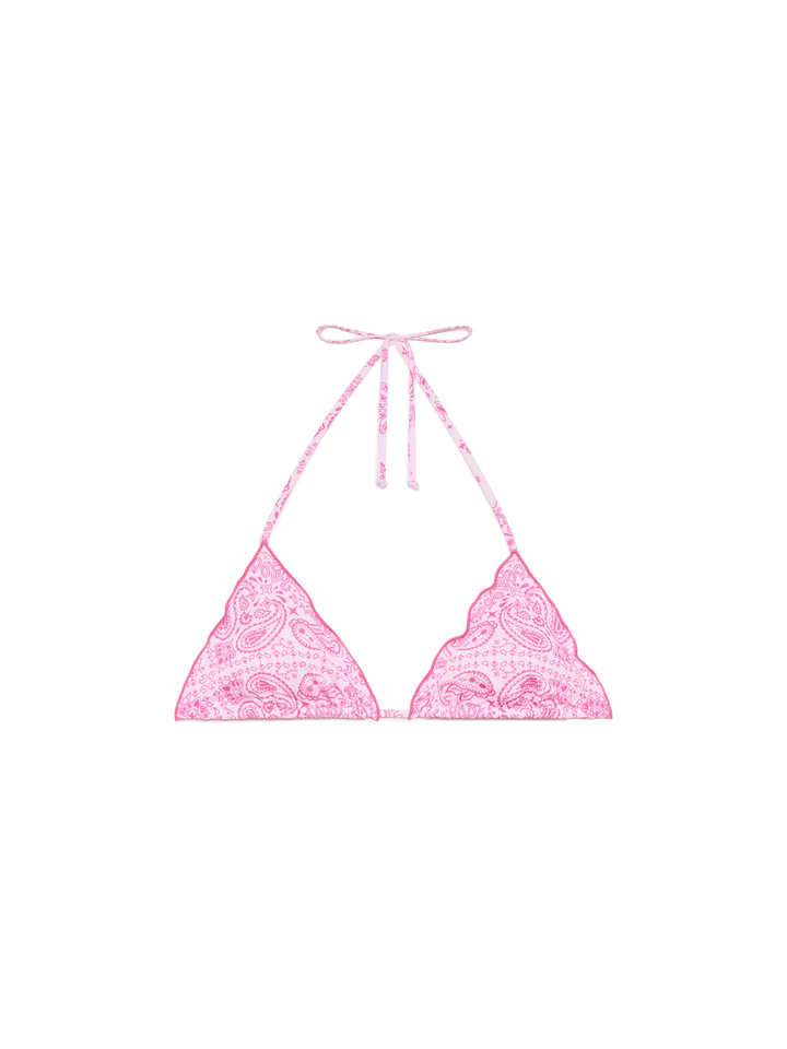 Sagittarius classic triangle top with bandanna print