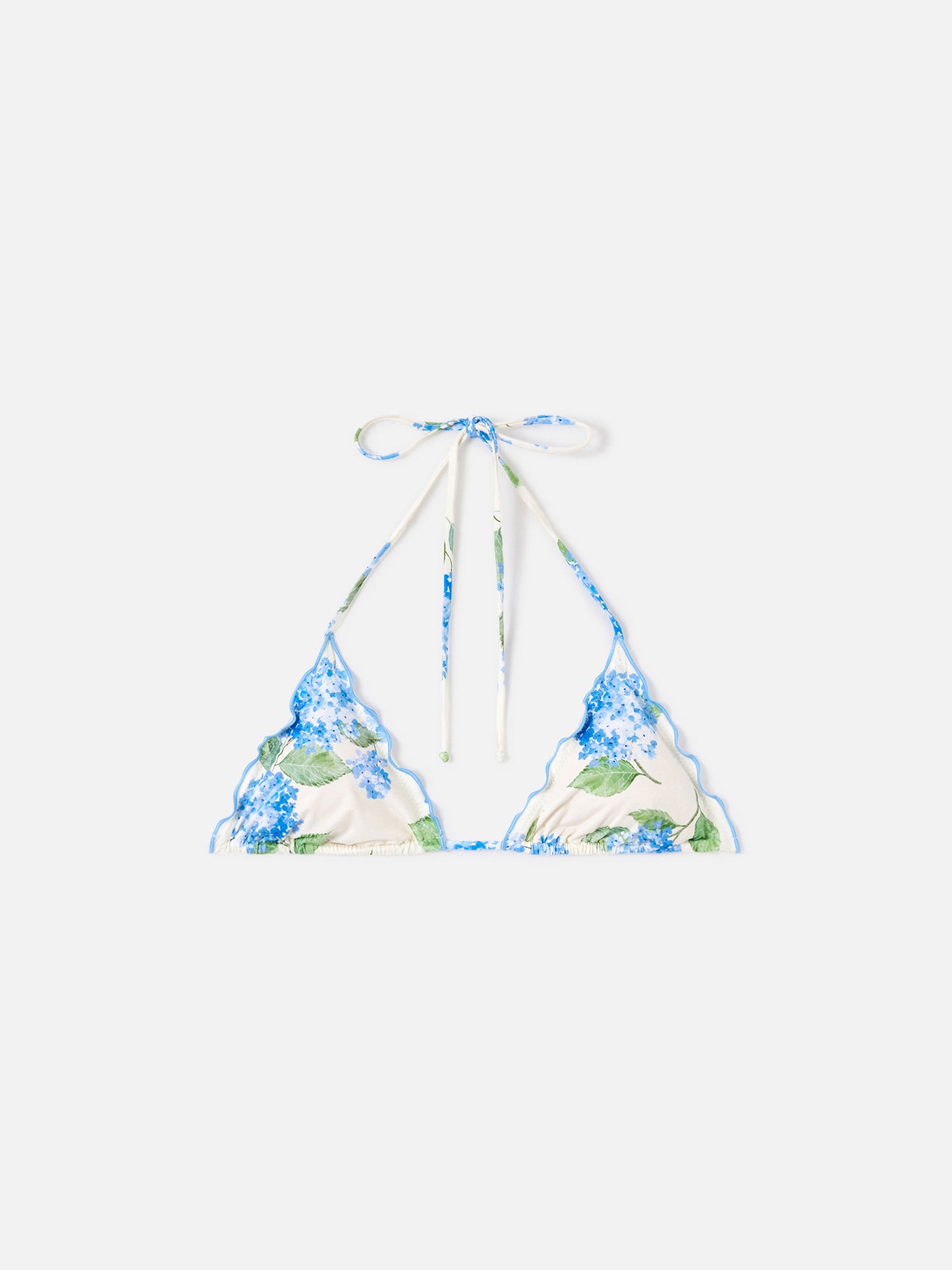 Top de bikini de triángulo con estampado floral Sagittarius 