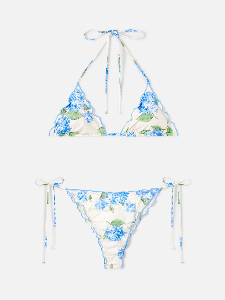Sagittarius Miami Triangel-Bikini mit Blumenprint 