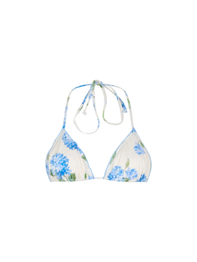 Woman flower classic triangle beach top Sagittarius