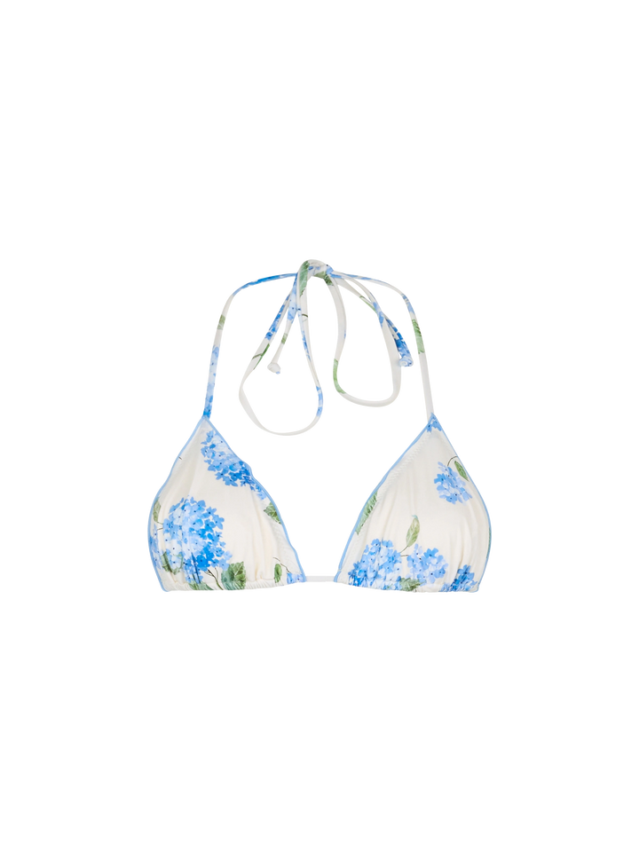 Top da spiaggia donna classico a triangolo floreale Sagittario