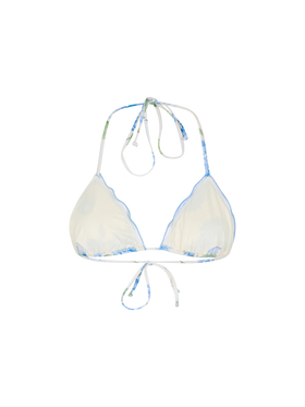 Woman flower classic triangle beach top Sagittarius