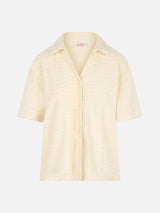 Woman terry cotton shirt Sheila