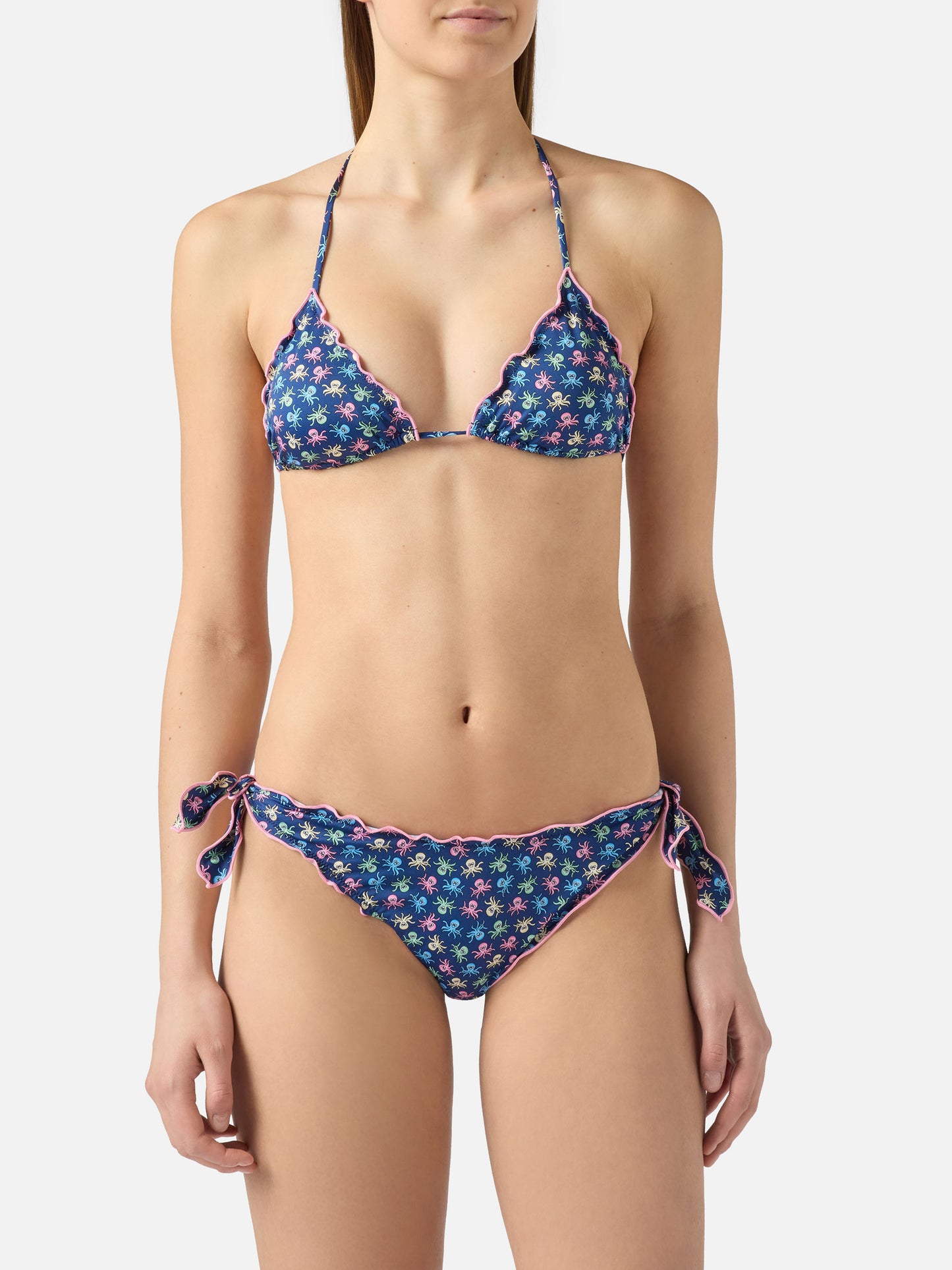 Sarius bikini triangolo classico con stampa polipetti