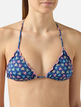 Sarius bikini triangolo classico con stampa polipetti