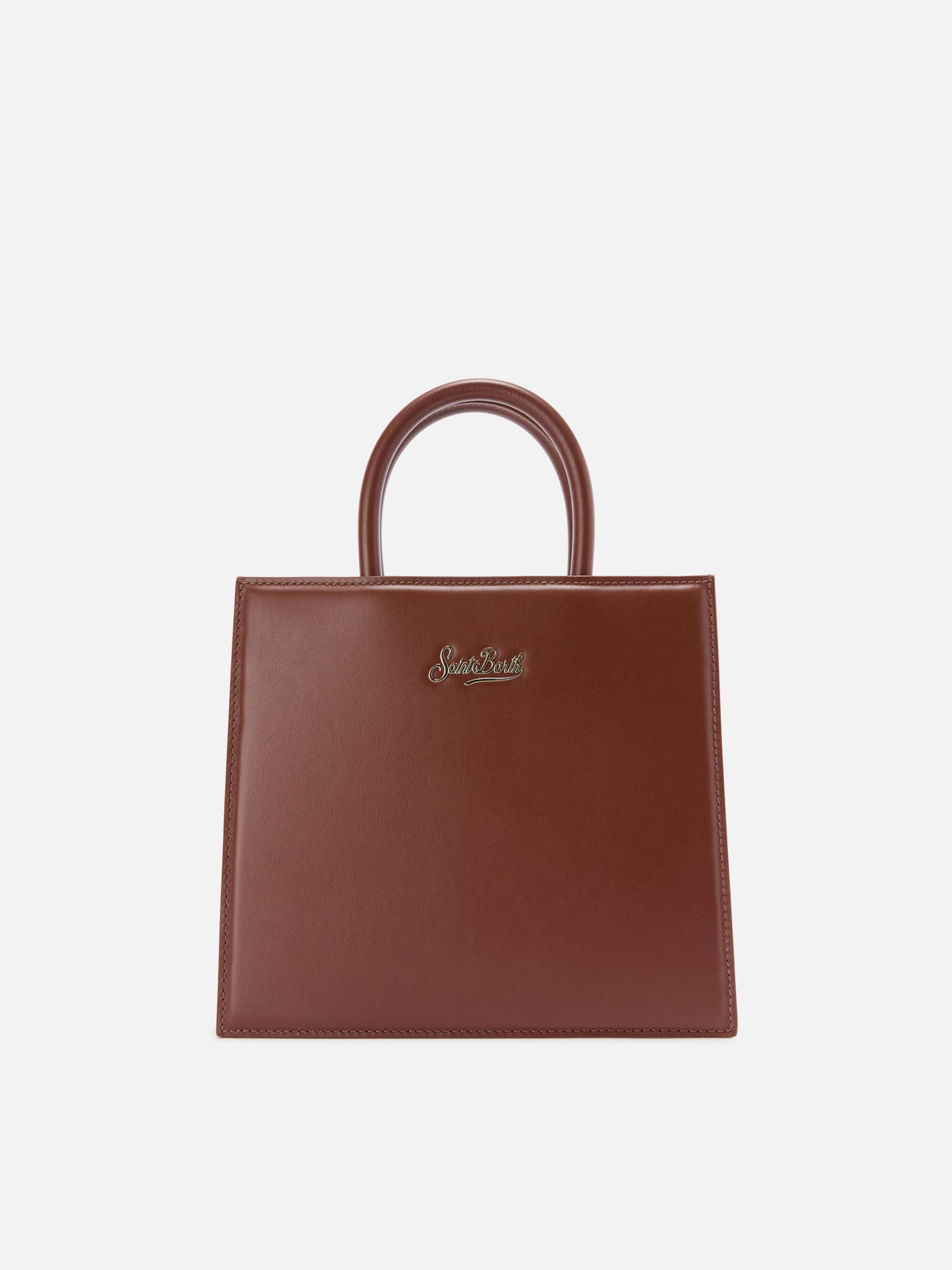 Shop Bag Midi brown leather bag