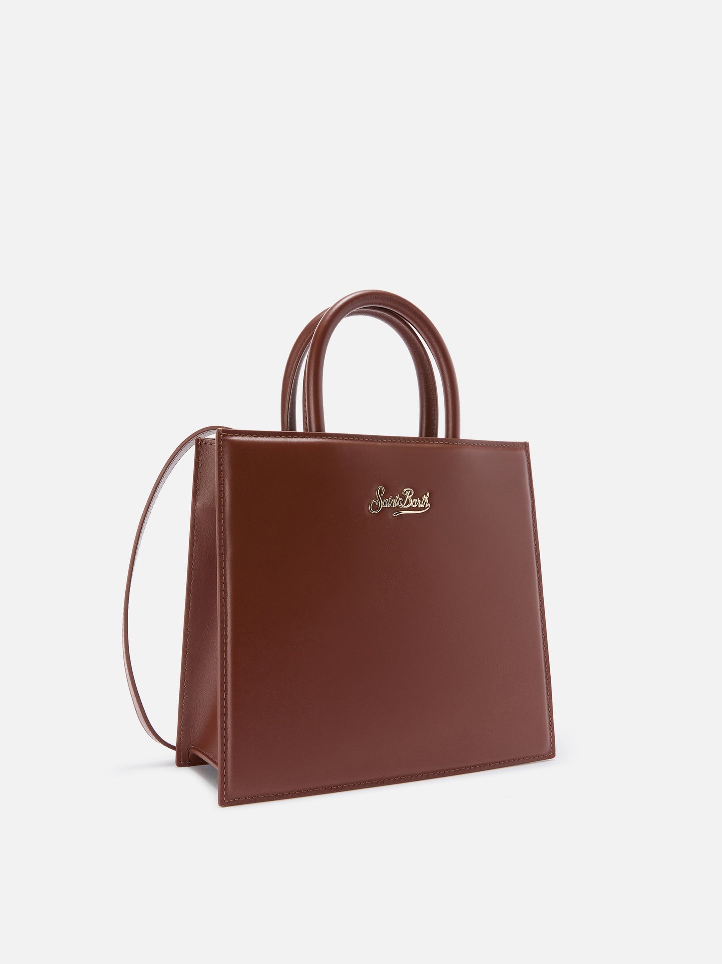 Shop Bag Midi brown leather bag