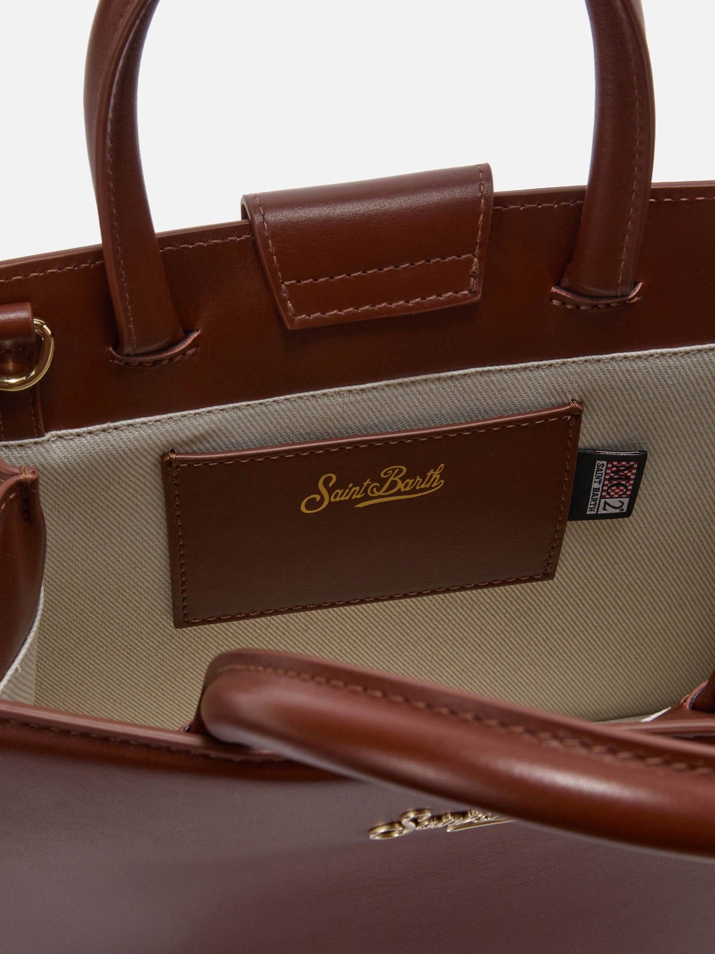 Shop Bag Midi brown leather bag