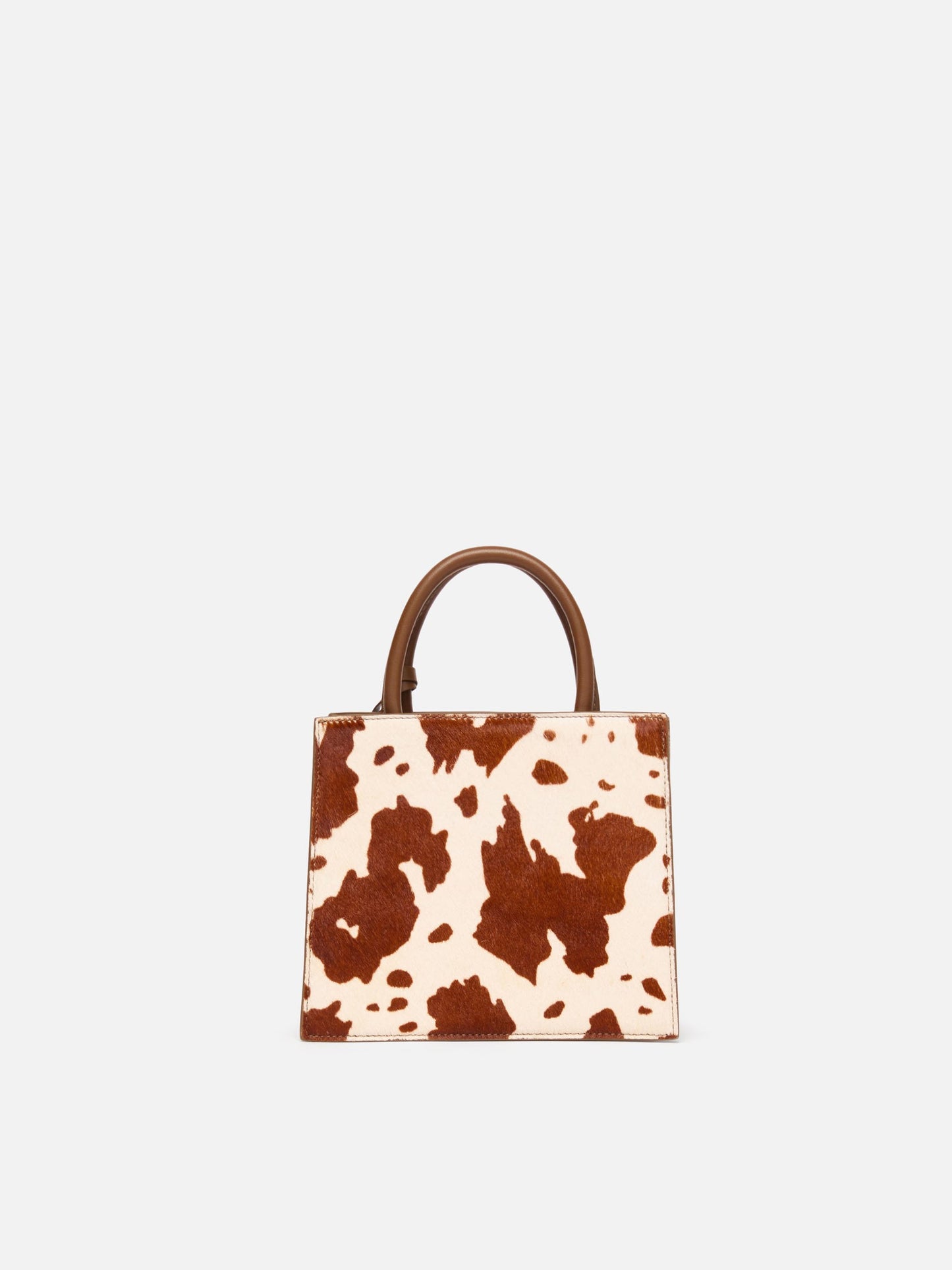 Shop Bag Mini in pony hair with cow skin print